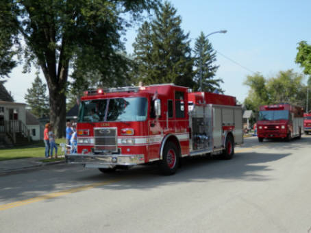 Lena Fire Department Fire Truck